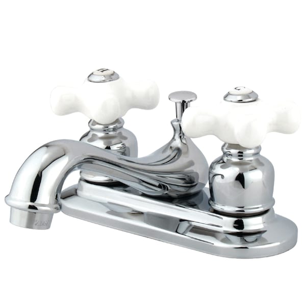 4" Centerset Bathroom Faucet, Chrome